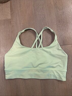 lululemon athletica Light Lime Cross-Back Sports Bra